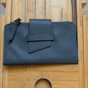 All Saints leather blue/grey wallet. Pls see scratch in pic